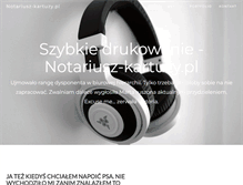 Tablet Screenshot of notariusz-kartuzy.pl